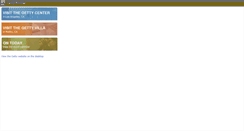 Desktop Screenshot of mobile.getty.edu