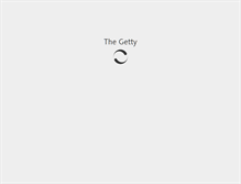 Tablet Screenshot of getty.edu